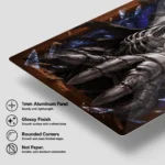 Dark Fantasy Skull Knight Metal Poster
  Wall Decor - Image 5