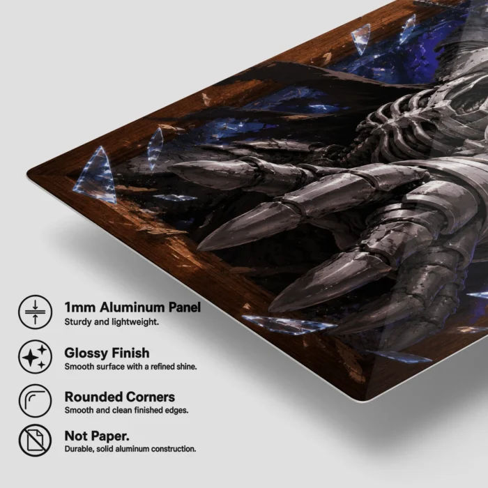 Dark Fantasy Skull Knight Metal Poster
  Wall Decor - Image 5