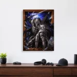 Dark Fantasy Skull Knight Metal Poster
  Wall Decor - Image 3