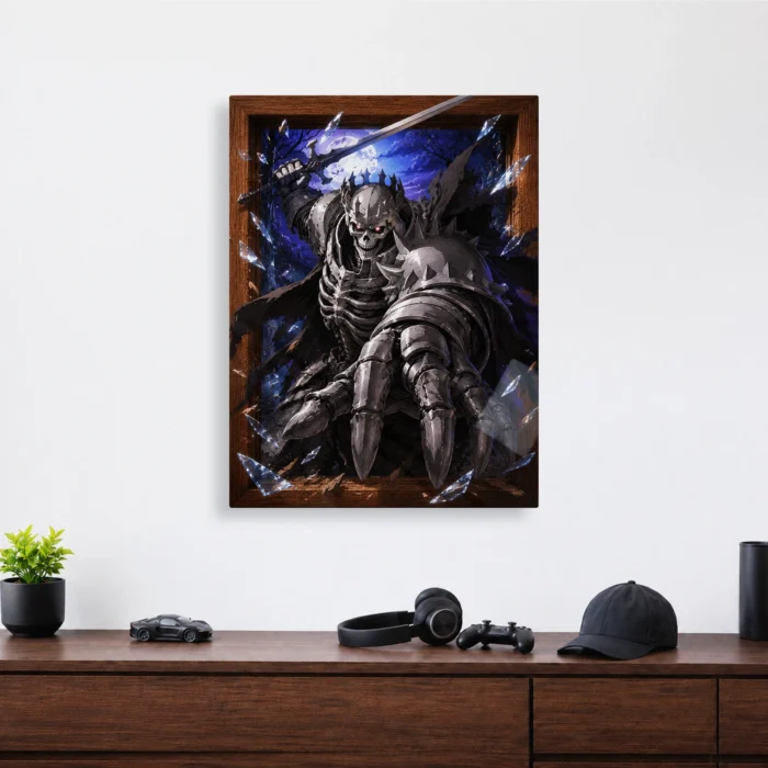 Dark Fantasy Skull Knight Metal Poster
  Wall Decor - Image 3