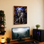 Dark Fantasy Skull Knight Metal Poster
  Wall Decor - Image 4