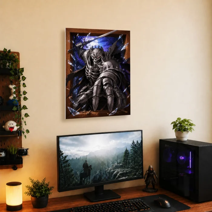 Dark Fantasy Skull Knight Metal Poster
  Wall Decor - Image 4