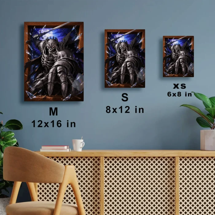 Dark Fantasy Skull Knight Metal Poster
  Wall Decor - Image 6