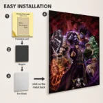 JJBA Metal Poster Wall Decor - Image 2