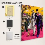 JJBA Metal Poster Wall Decor - A - Image 2