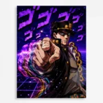 JJBA - Jotaro Kujo Metal Poster Wall
  Decor