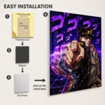 JJBA - Jotaro Kujo Metal Poster Wall
  Decor - Image 2