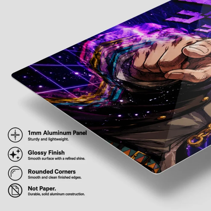 JJBA - Jotaro Kujo Metal Poster Wall
  Decor - Image 5