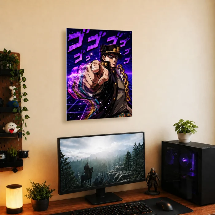 JJBA - Jotaro Kujo Metal Poster Wall
  Decor - Image 4