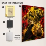 JJBA - DIO & The World Metal Poster
  Wall Decor - A - Image 2