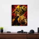 JJBA - DIO & The World Metal Poster
  Wall Decor - A - Image 3