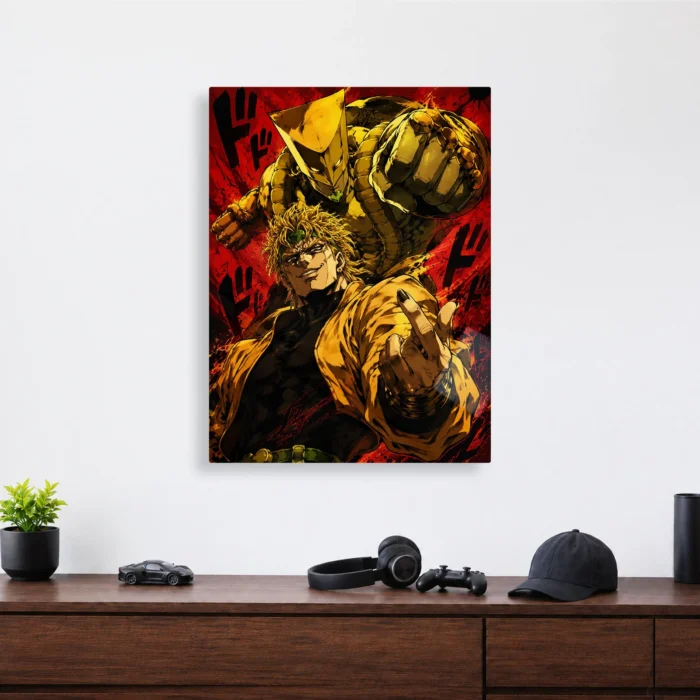 JJBA - DIO & The World Metal Poster
  Wall Decor - A - Image 3