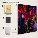 JJBA Metal Poster Wall Decor - B - Image 2