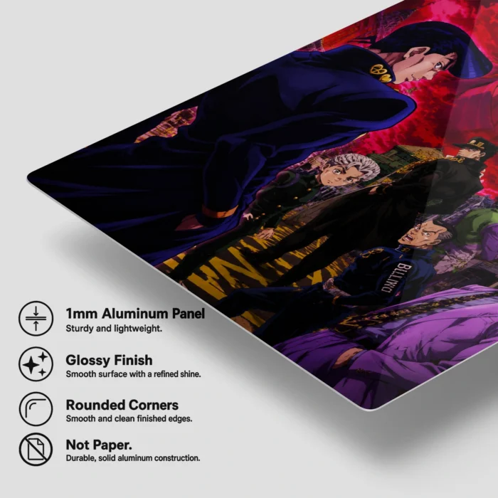 JJBA Metal Poster Wall Decor - B - Image 5