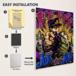 JJBA - Jotaro Kujo Metal Poster Wall
  Decor - A - Image 2