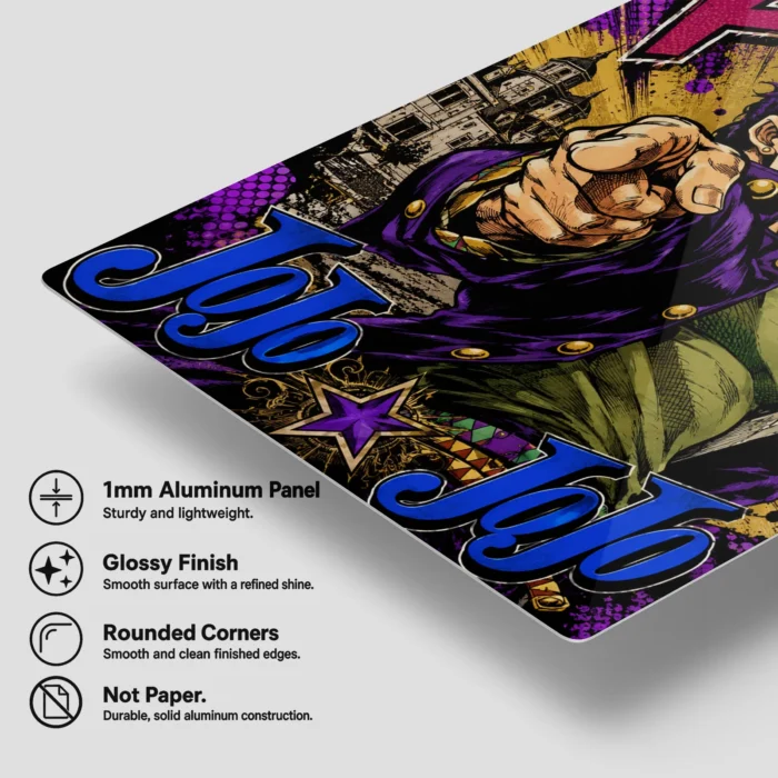 JJBA - Jotaro Kujo Metal Poster Wall
  Decor - A - Image 5
