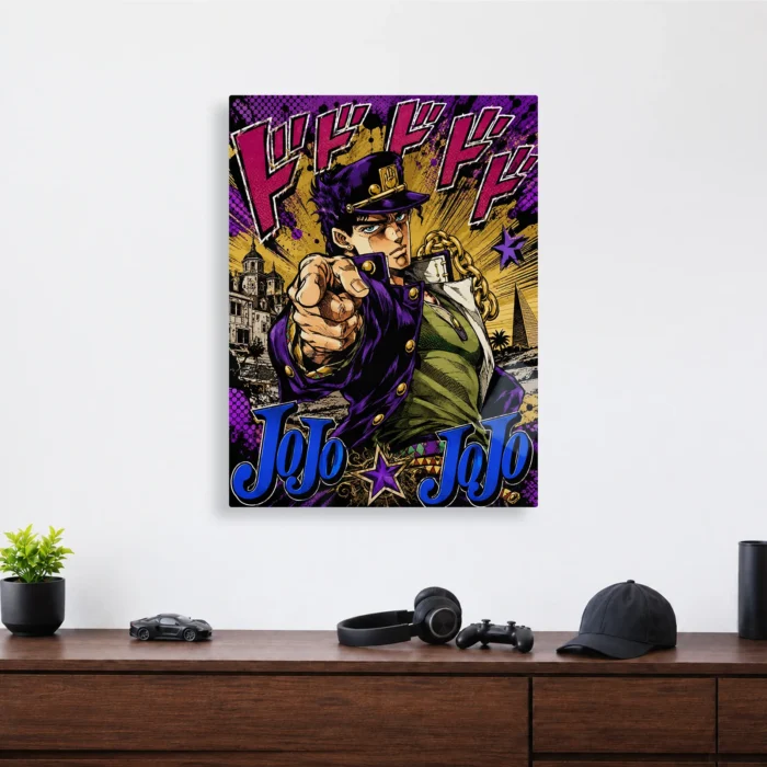 JJBA - Jotaro Kujo Metal Poster Wall
  Decor - A - Image 3