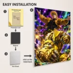 JJBA - DIO & The World Metal Poster
  Wall Decor - B - Image 2