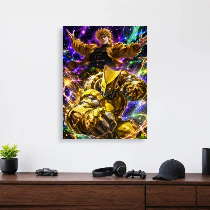 JJBA - DIO & The World Metal Poster
  Wall Decor - B - Image 3