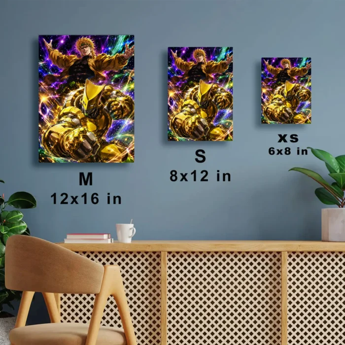 JJBA - DIO & The World Metal Poster
  Wall Decor - B - Image 6