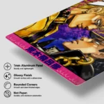 JJBA - DIO & Jotaro Kujo Metal
  Poster Wall Decor - Image 5