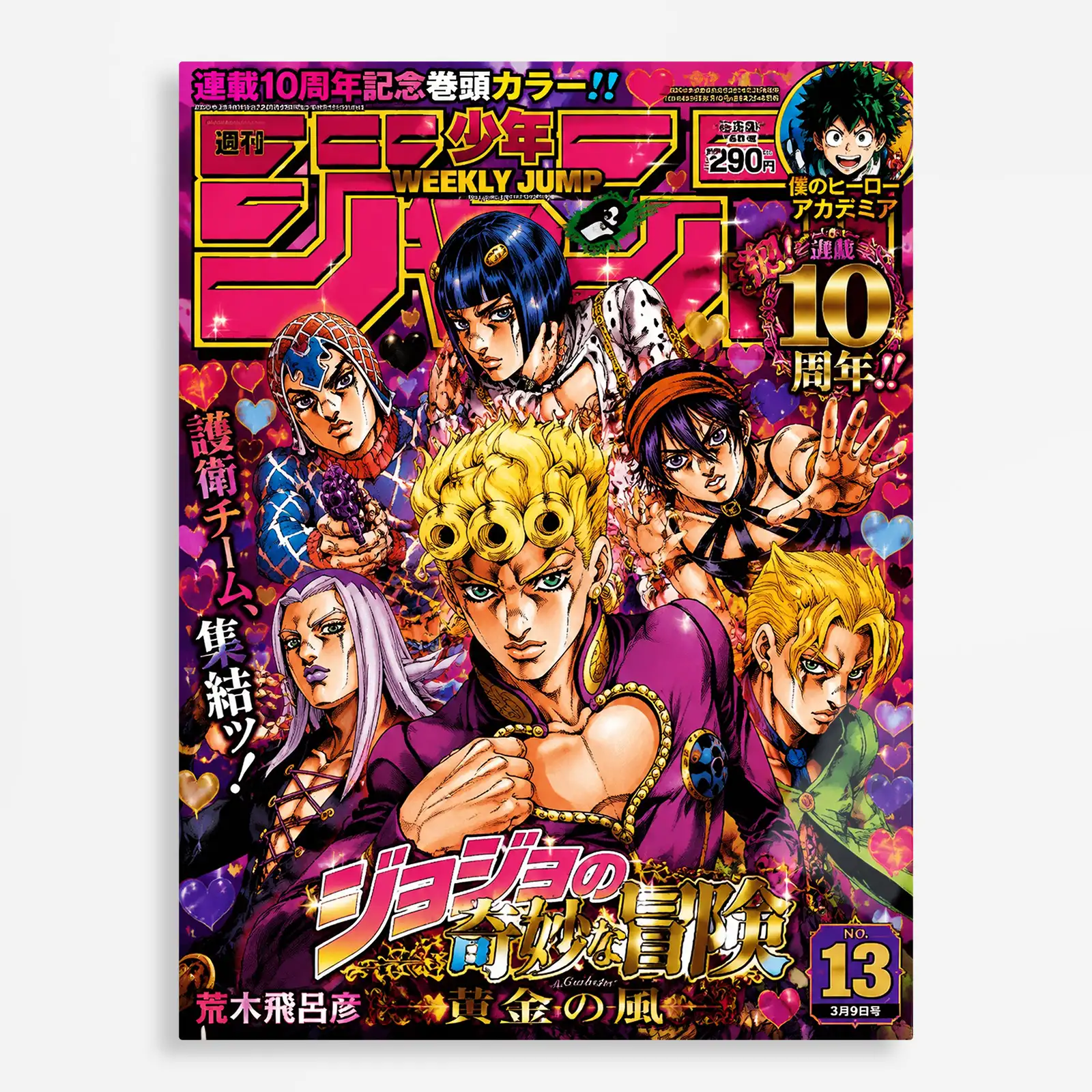 anime metal poster (218) s1 JJBA - Team Bucciarati Metal Poster Wall
Decor - Image 1
