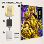 JJBA - DIO Metal Poster Wall Decor - Image 2