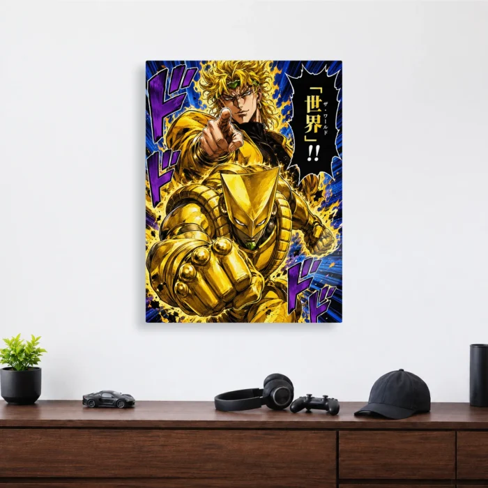 JJBA - DIO Metal Poster Wall Decor - Image 3