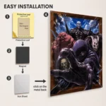 Dark Fantasy The God Hand Metal Poster
  Wall Decor - Image 2