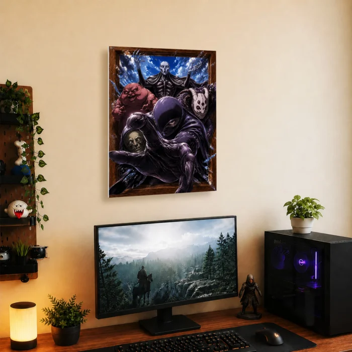 Dark Fantasy The God Hand Metal Poster
  Wall Decor - Image 4