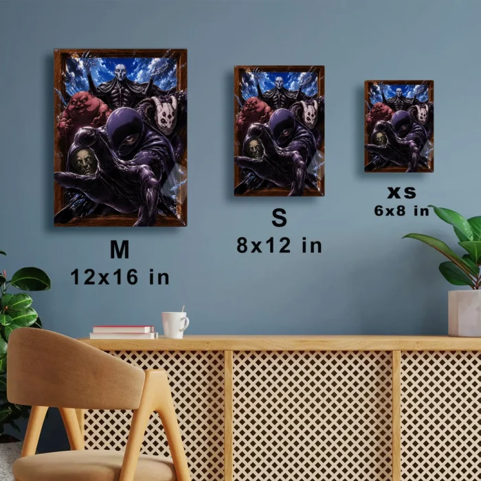 Dark Fantasy The God Hand Metal Poster
  Wall Decor - Image 6