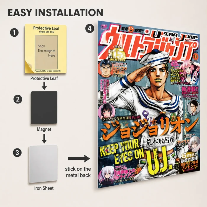 JJBA - JoJolion Metal Poster Wall Decor - Image 2