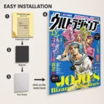 JJBA Metal Poster Wall Decor - D - Image 2