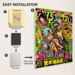 JJBA Metal Poster Wall Decor - F - Image 2