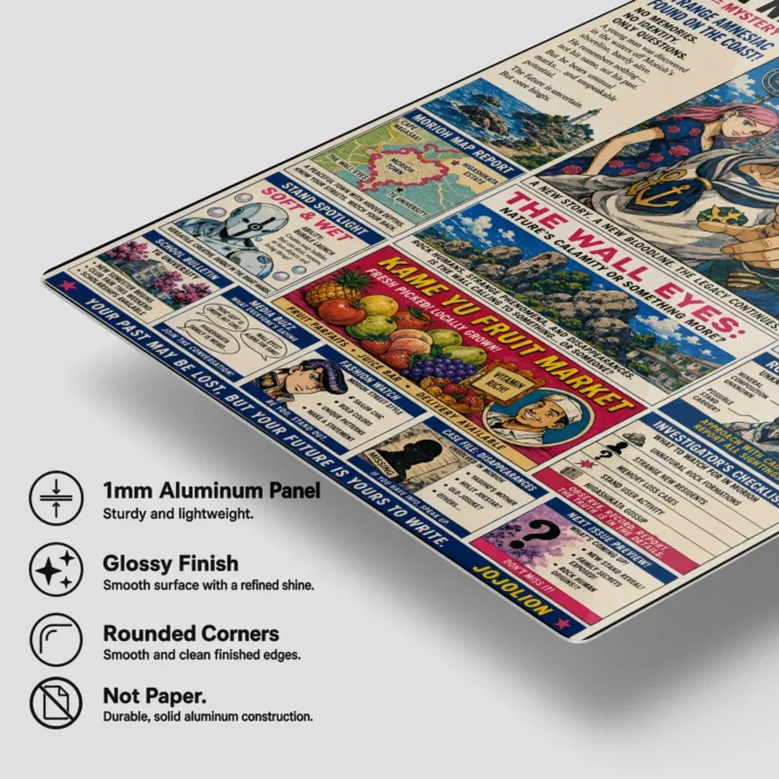 JJBA - JoJolion Metal Poster Wall Decor
  - A - Image 5