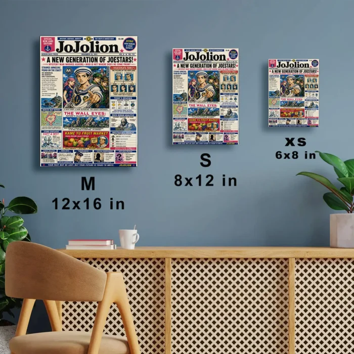 JJBA - JoJolion Metal Poster Wall Decor
  - A - Image 6