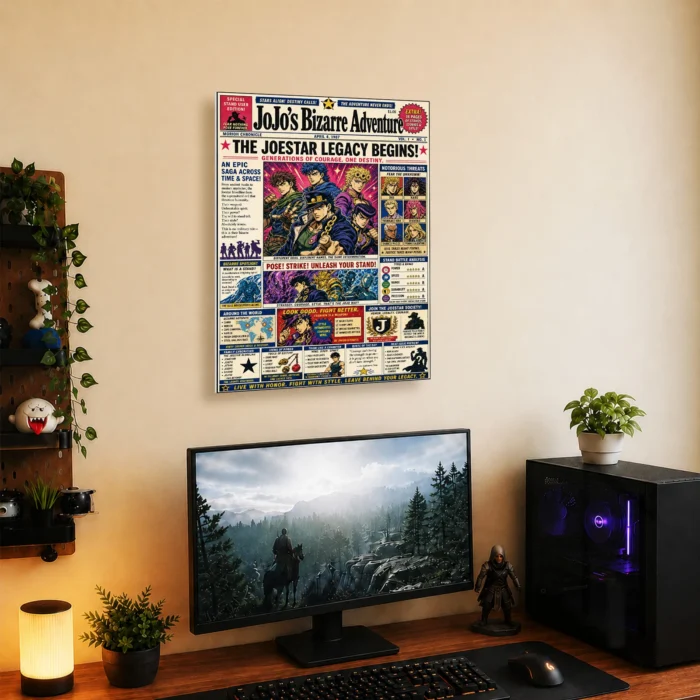 JJBA Metal Poster Wall Decor - G - Image 4