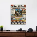 JJBA - Steel Ball Run Racers Metal
  Poster Wall Decor - Image 3