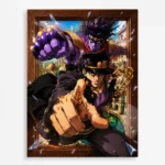JJBA - Jotaro Kujo Metal Poster Wall
  Decor - B