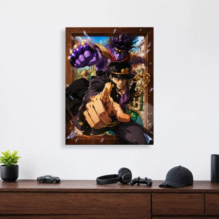 JJBA - Jotaro Kujo Metal Poster Wall
  Decor - B - Image 3