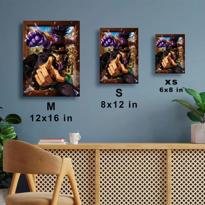 JJBA - Jotaro Kujo Metal Poster Wall
  Decor - B - Image 6