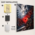 Dark Fantasy Metal Poster Wall Decor - Image 2