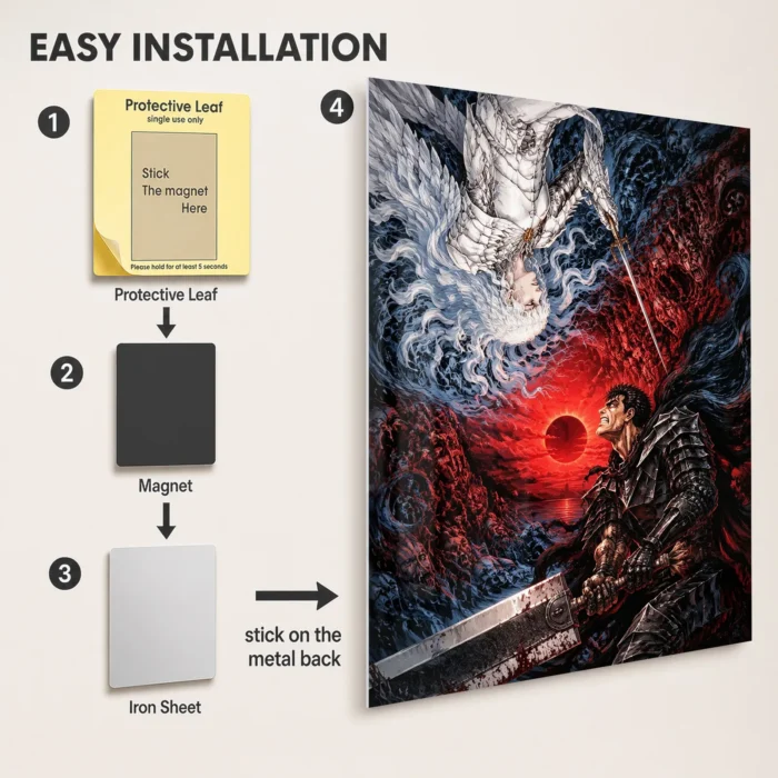 Dark Fantasy Metal Poster Wall Decor - Image 2