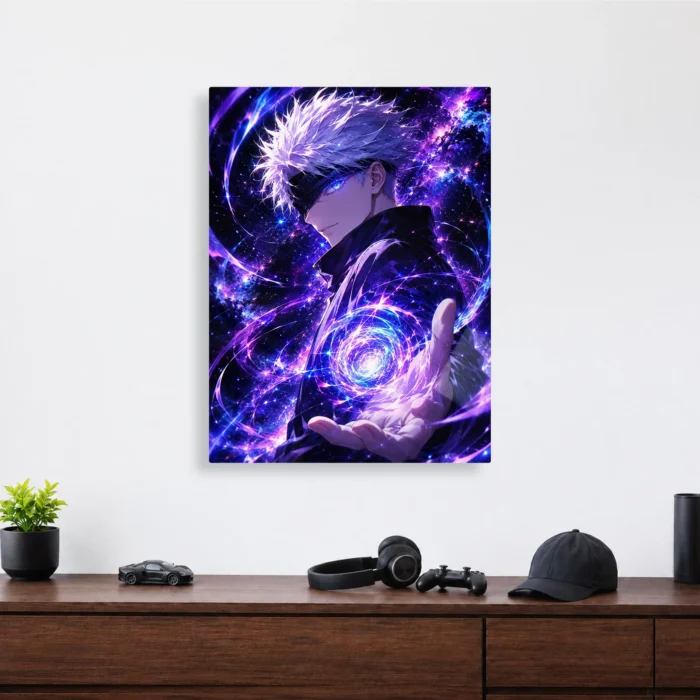 JJK - Satoru Gojo Metal Poster Wall
  Decor - A - Image 3