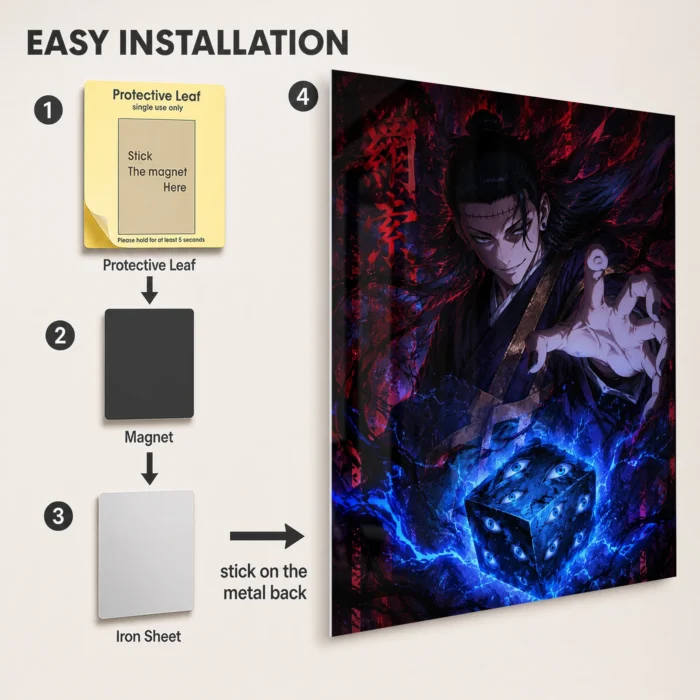JJK - Suguru Geto Metal Poster Wall
  Decor - A - Image 2