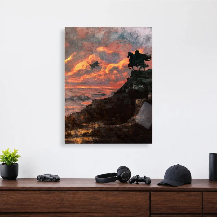 Dark Fantasy Metal Poster Wall Decor - A - Image 3
