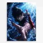JJK - Toji Fushiguro Metal Poster Wall
  Decor