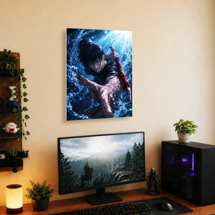 JJK - Toji Fushiguro Metal Poster Wall
  Decor - Image 4