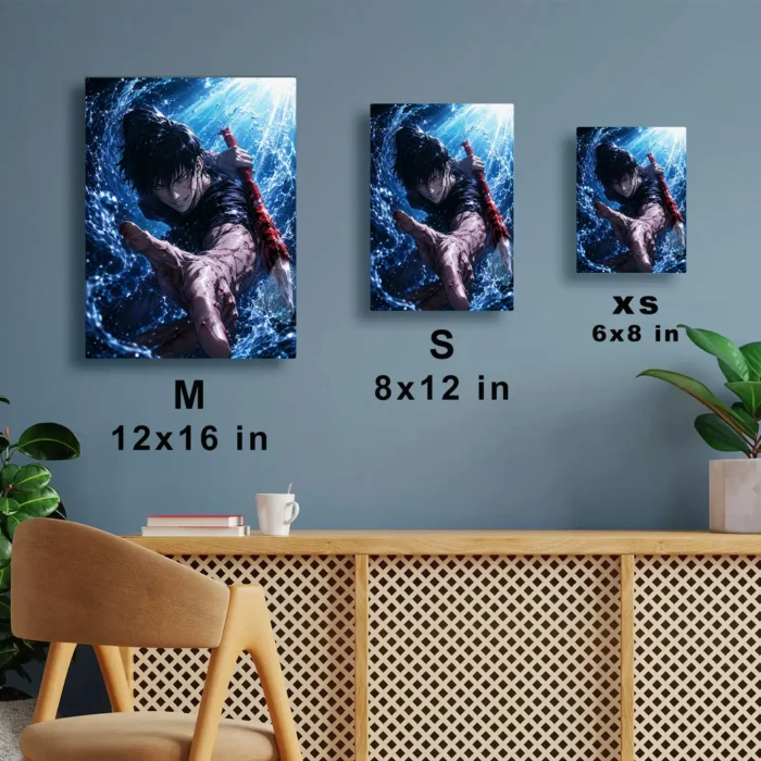 JJK - Toji Fushiguro Metal Poster Wall
  Decor - Image 6