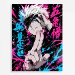 JJK - Satoru Gojo Metal Poster Wall
  Decor - C